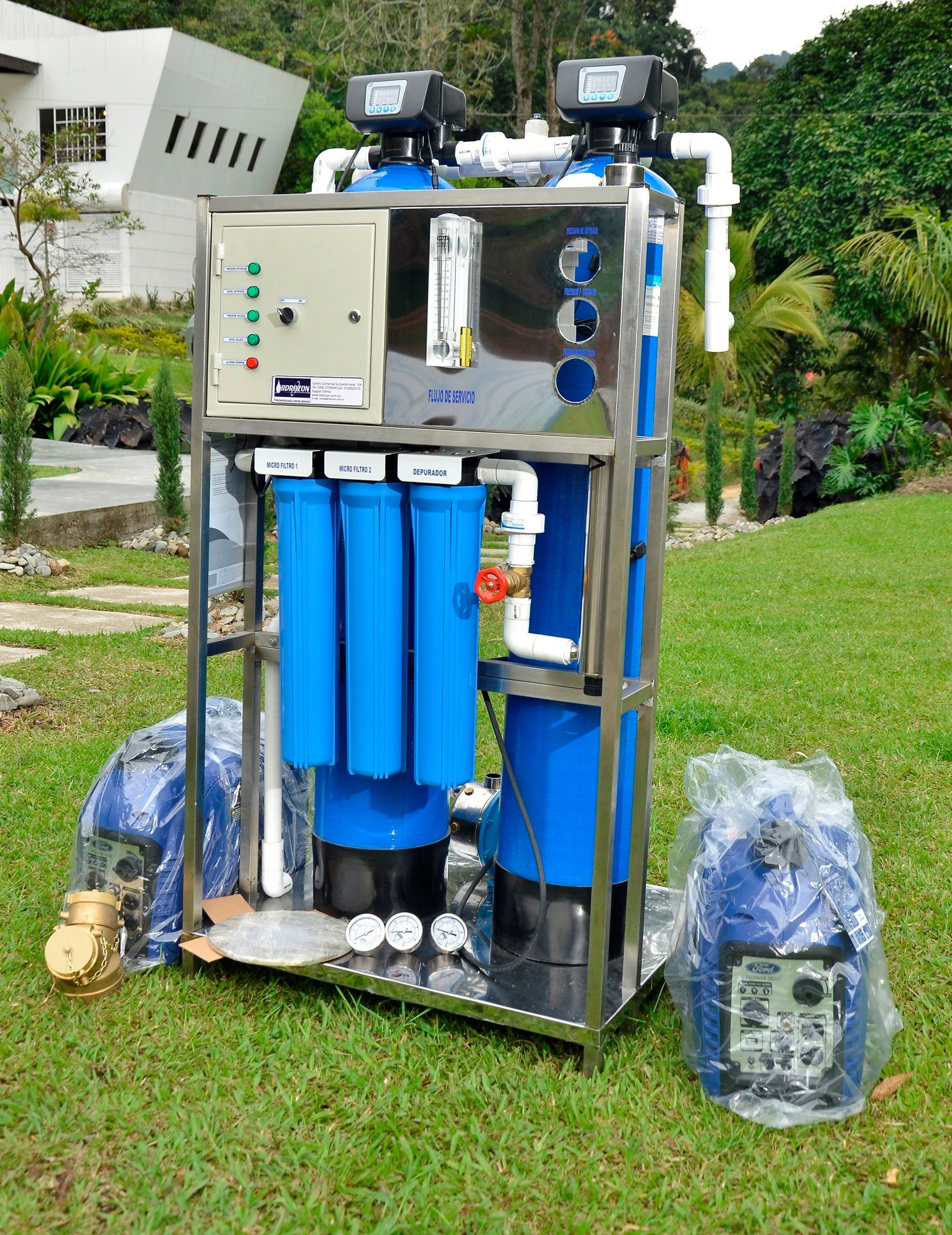 Sistema de tratamiento de agua Districel